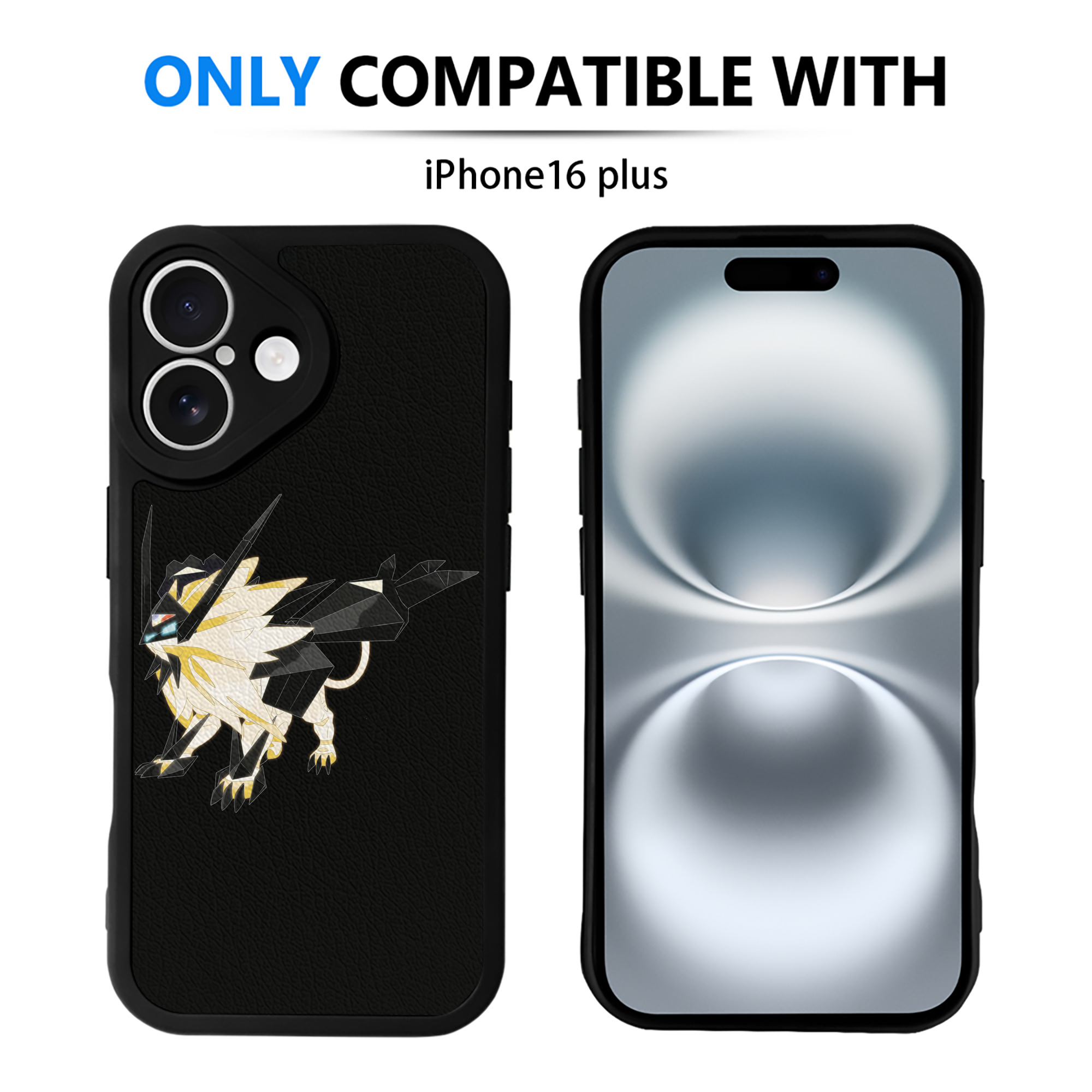 （画像用） ポケットモンスター Pokémon 【iPhone 16シリーズ対応】シリコンスマホケース（レザー調） 材質：シリコン
